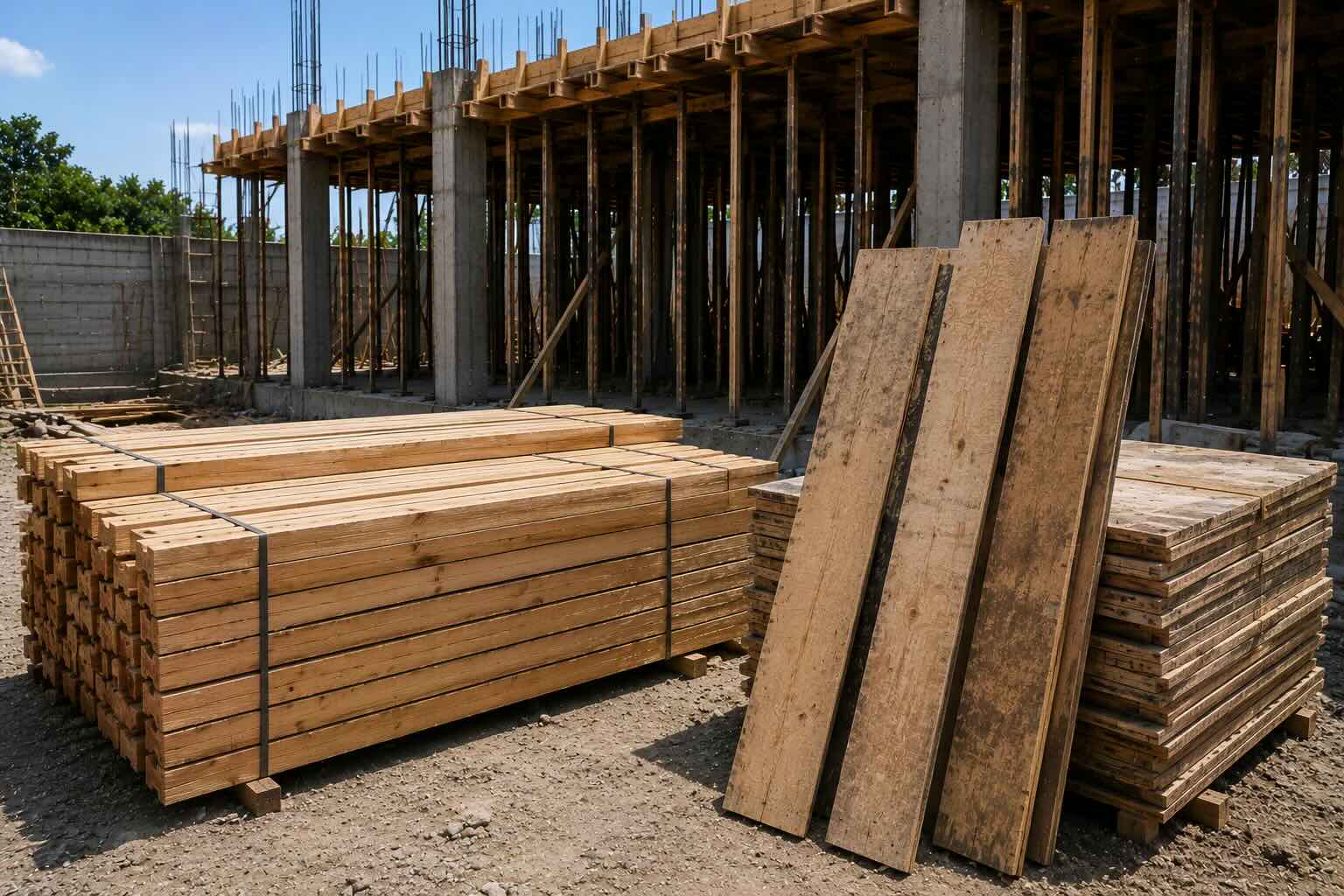 Madera para cimbra