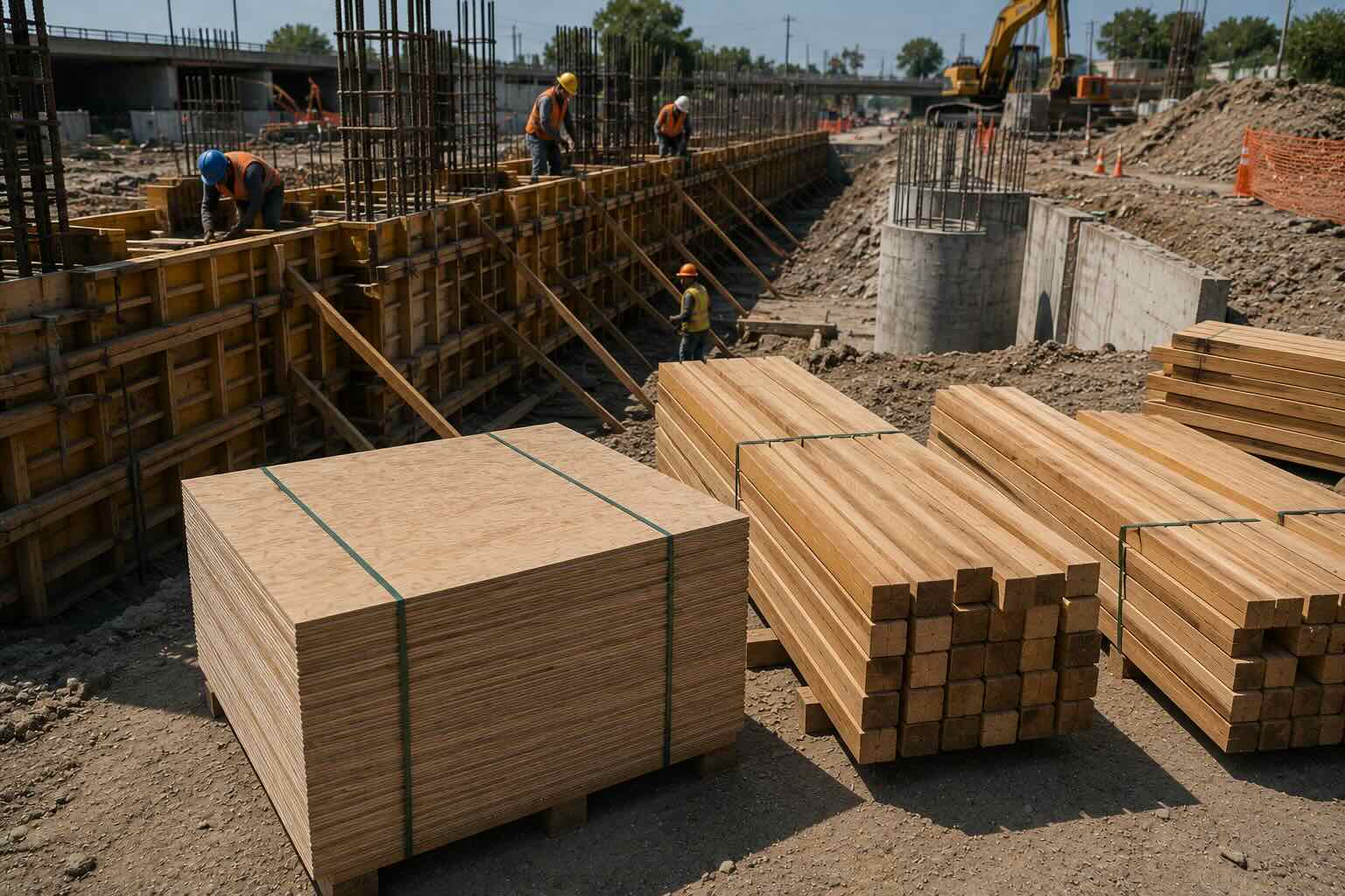 Madera para obra civil